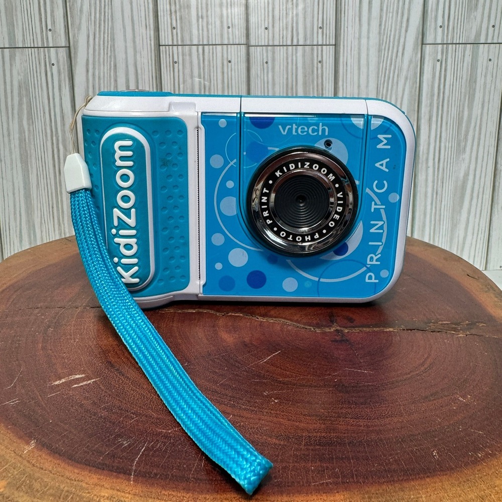 VTech KidiZoom PrintCam Digital Camera and Instant Printer Blue White 5491
